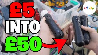 £5 INTO £50!!! At the Carboot | Hunting For Video Gmaes & Toys UK