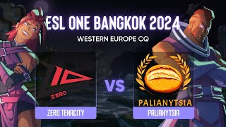 Zero Tenacity проти Palianytsia | ESL One - Bangkok: Western Europe Closed Qualifier