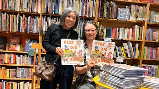 Carrie Finison’s PIGS DIG A ROAD Book Launch at Newtonville Books