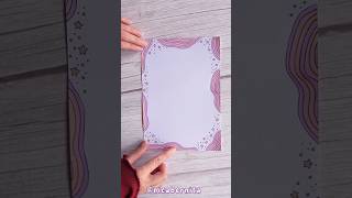 CUTE BORDER DESIGN FOR PROJECT or NOTEBOOK (24) 💘 AESTHETIC FRAME DECORATION USING HIGHLIGHTERS