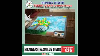 SKILLUP NAIJA'S TEENS' CRAFT COMPETITION: NLEANYA CHINAEMELUM DIVINE #skillupnaija #skills