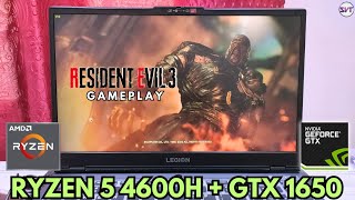 Resident Evil 3 Remake Gameplay on Lenovo Legion 5 | Ryzen 5 4600H + GTX 1650 + 16GB Ram | 100+ FPS