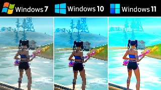 Fortnite Windows 7 vs Windows 10 vs Windows 11