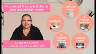 5 Steps to an Uncontested Divorce in California using an LDA