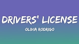 Olivia Rodrigo - drivers license (Lyrics)