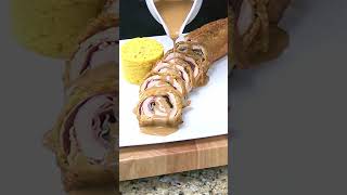 #shorts Chicken Cordon Bleu with Port Wine Cream Sauce