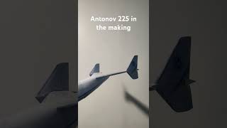 Antonov 225 in the making #papercraft #aviation #avgeek #plane #shorts #fyp #airplane