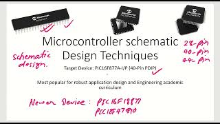 004 PIC16F877A Schematic design complete training 40 PDIP