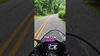 Feel invisible? #funny #motorbike #jokes #motorcycle #motovlog #kawasaki #zx10 #superbikelife #ls2