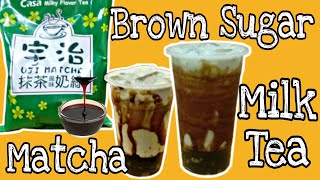 Brown Sugar Matcha Milk Tea | Milk Tea Negosyo Recipes