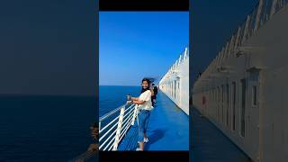 Entha bagundaa e ferry journey 💜 #shorts #travel #fun #ferry