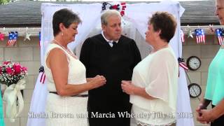 Sheila Brown And Marcia Wheatley Wedding.