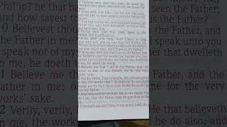 Jesus Tells Apostle Phillip he is God The Father John 14-9 KJV Bible