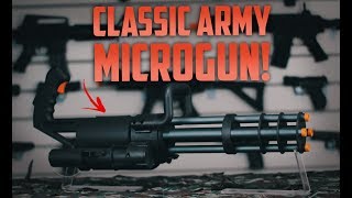 REVIEW AIRSOFT CLASSIC ARMY MICROGUN M132 - FALCON ARMAS