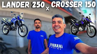 LANDER 250 ou CROSSER 150 ABS   COMPARATIVO ENTRE A YAMAHA LANDER 250 E CROSSER 150