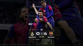 Barcelona VS Real Madrid 🇪🇸 football Match #edit #football #yamal #youtube