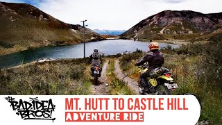 Mt. Hutt To Castle Hill Adventure | CRF Rally, DR250 & KLR250 | New Zealand