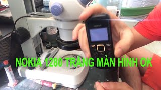 nokia 1280 trắng màn hình /Nokia 1280 white screen