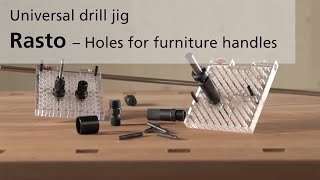 Lamello Rasto - Holes for furniture handles