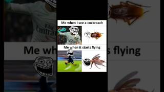 POV : When you see cockroach&suddenly it starts flying! 😅💀#memes #viralmeme #trollface #viral