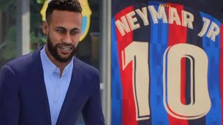 FIFA 23 Neymar FC Barcelona Transfer And Goals Laliga Santander - UEFA Champions League 2023 2024