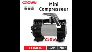 Mini compresseur crown 250w