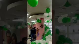 Celebrating Independence Day at Oriflame Lahore Branch||#yt #oriflame #14august #independenceday