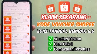 Buruan Klaim Kode Voucher Shopee Edisi 6.6 Juni 2024 | Pemakaian Terbatas