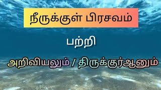 Underwater delivery / நீருக்குள் பிரசவம் பற்றி குர்ஆன். #underwaterdelivery #islamicduaschannel2.0