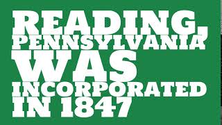 When was Reading, Pennsylvania founded?