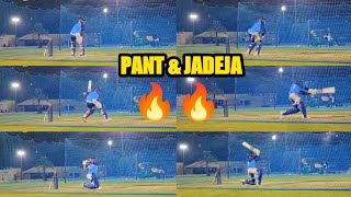 Rishabh Pant and Ravindra Jadeja Practice Session 💯🔥| #rishabhpant #jadeja