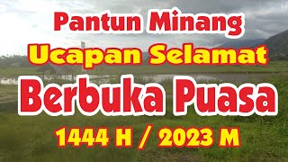 pantun minang berbuka puasa ramadhan 1444 H / 2023 M