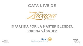 Cata Ron Zacapa con Master Blender Lorena Vásquez