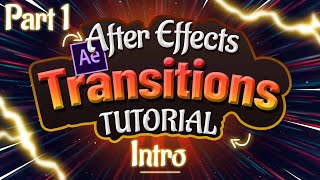 Cool Transitions Tutorial in Adobe After Effects Part 1 of 6