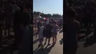 The “scenes” as France go 2-1 up in the fan park in Nice.