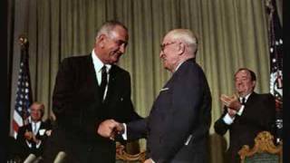 LYNDON JOHNSON TAPES: Harry Truman over for Lunch