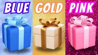 Choose your gift 🤩💝🎁 3 surprise gift box challenge #pickonekickone #wouldyourather #giftboxchallenge