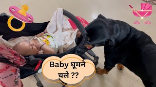 Dog playing with baby ❤️ | Guard Dog | Rottweiler 🐕