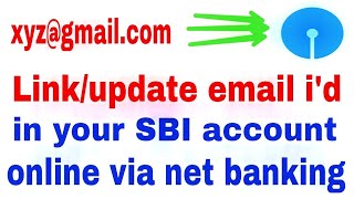 How to link/update email ID in your SBI account online via net banking .