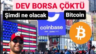 🔥DEV BORSA ÇÖKTÜ COİNBASE #coinbase #bitcoin