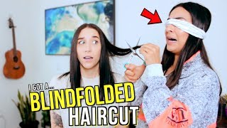 GETTING A BLINDFOLDED HAIRCUT