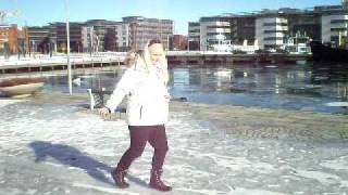 Moonwalking on ice