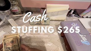 $265 Cash Envelope Stuffing. Savings on Low Income! #savings #asmr