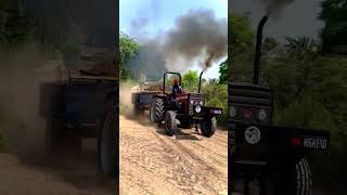 Massey 1035 Turbo Full Loaded Tralla Pulling #tractor #farmequipment #tractorlover #tractorpulling