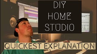 HOW TO BUILD A HOME STUDIO | EVERYTHING YOU WILL NEED