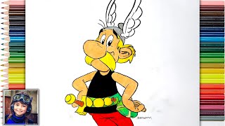 Drawing Asterix From Asterix and Obelix