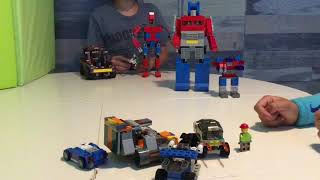 LEGO WARS: Optimus Prime & Spider-Man rescue Mater