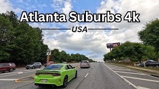 Relaxing Drive in Streets in America