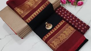 Pure Chettinad Cotton Sarees Collections