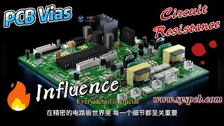 The influence of PCB vias on circuit resistance#syspcb #pcb #vias #resistance #influence #knowledge